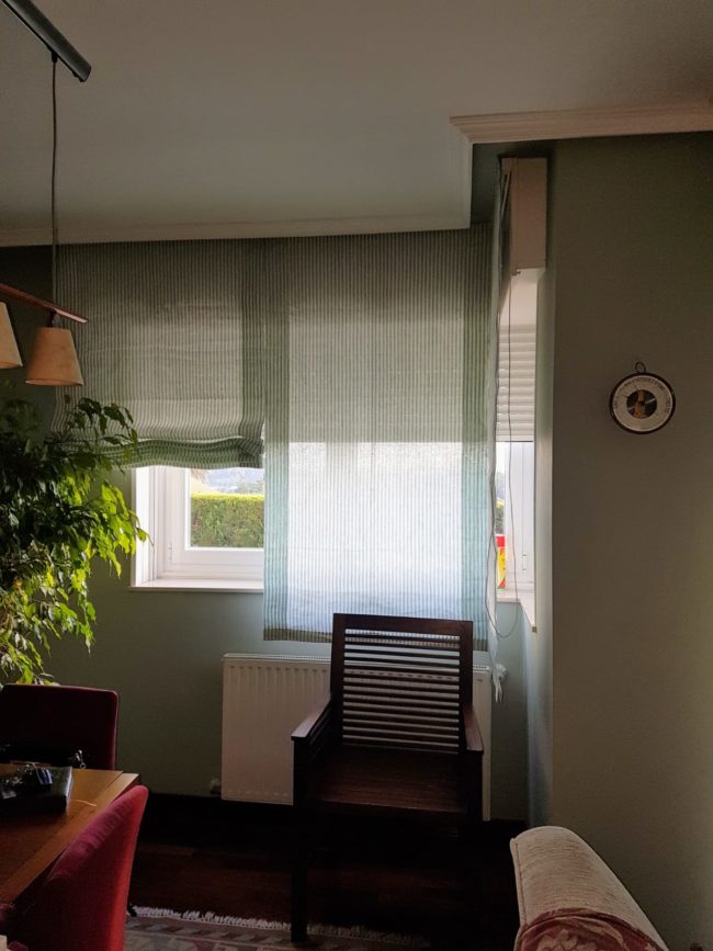 Chanecolor - Estores de tejido de lino